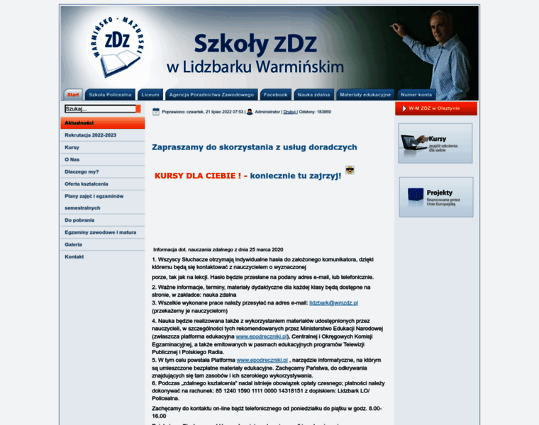 Szkolalidzbark.pl thumbnail