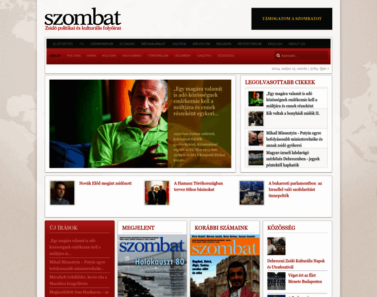 Szombat.org thumbnail