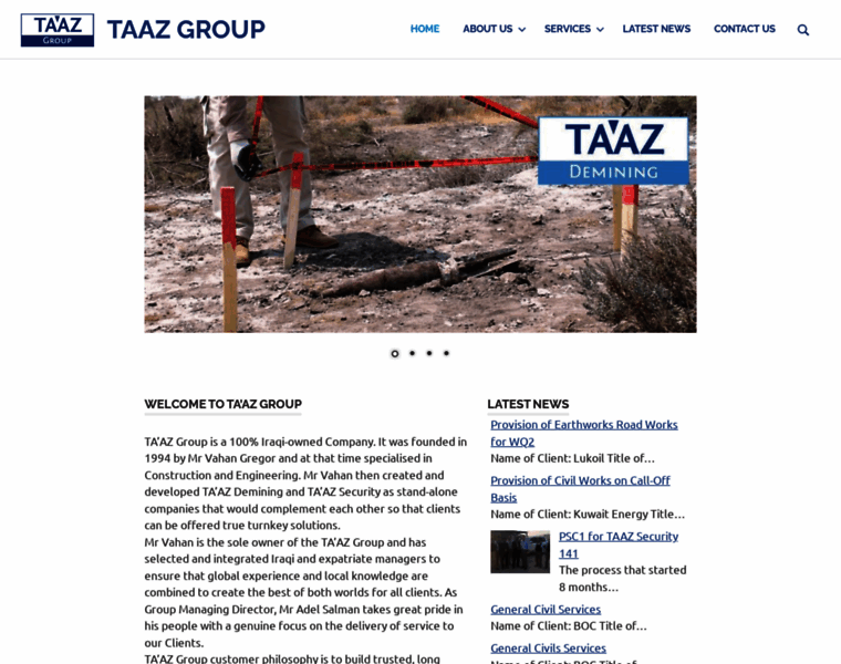 Taazgroup.com thumbnail