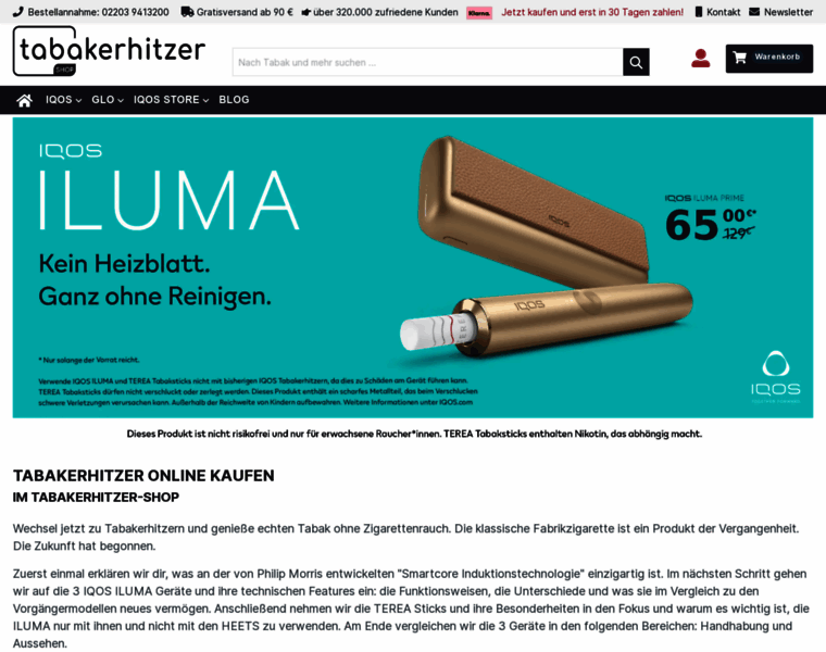 Tabakerhitzer-shop.de thumbnail