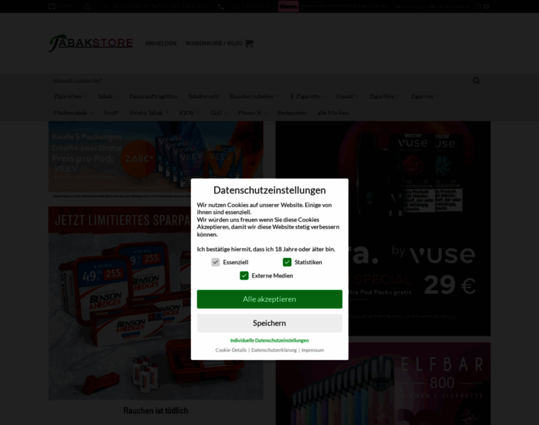 Tabakstore.de thumbnail