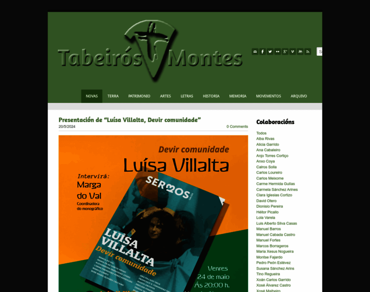 Tabeirosmontes.com thumbnail
