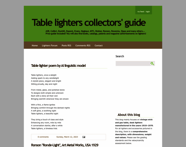 Table-lighters.com thumbnail