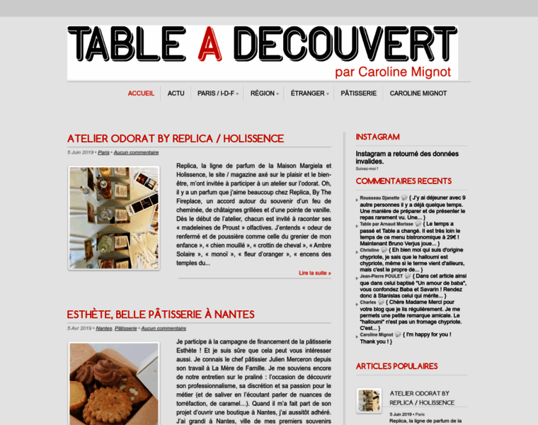 Tableadecouvert.fr thumbnail
