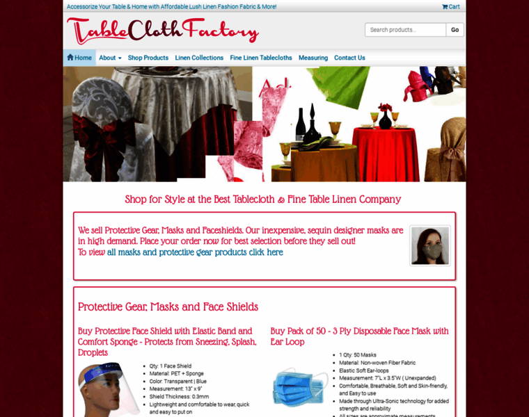 Tableclothfactory.com thumbnail
