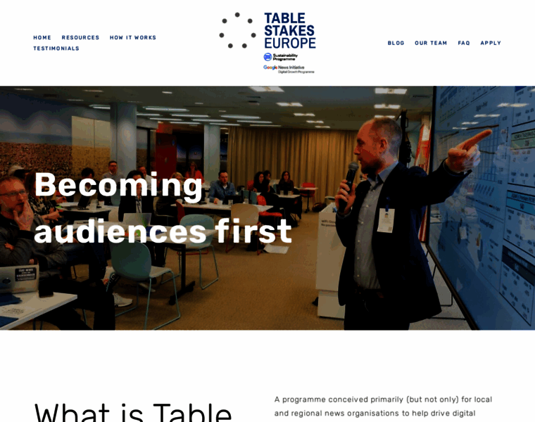 Tablestakes-europe.org thumbnail