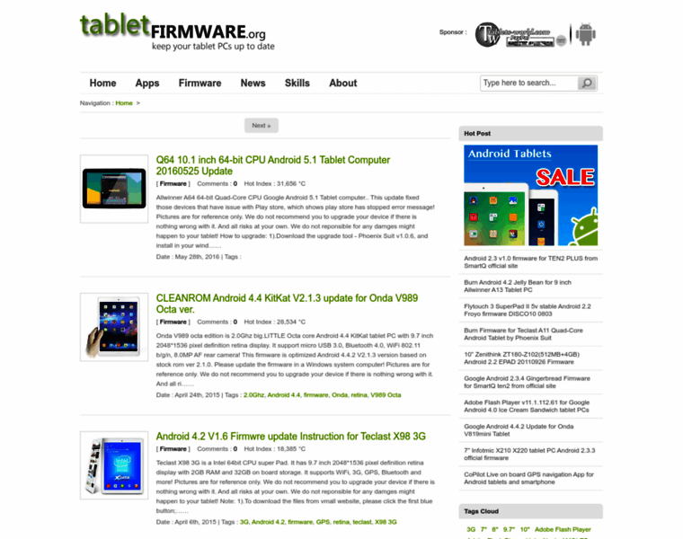 Tabletfirmware.org thumbnail