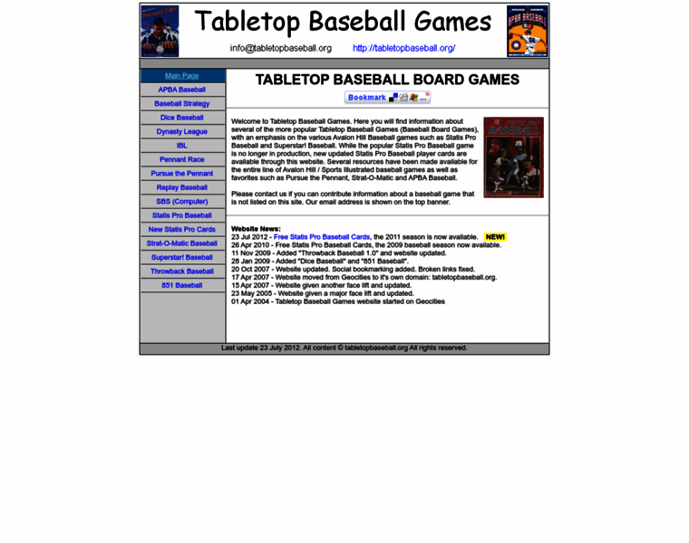Tabletopbaseball.org thumbnail