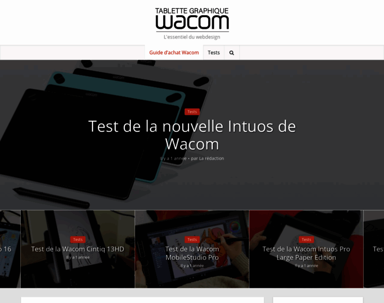 Tablettegraphiquewacom.fr thumbnail