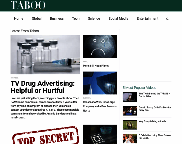 Taboo.news thumbnail