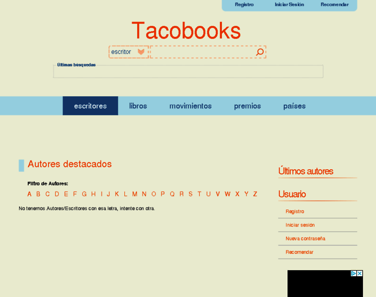 Tacobooks.com thumbnail