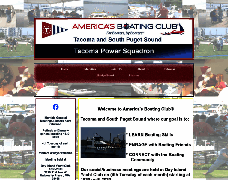 Tacomapowerandsailsquadron.org thumbnail