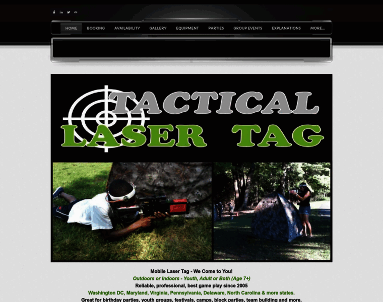 Tacticallasertag.us thumbnail