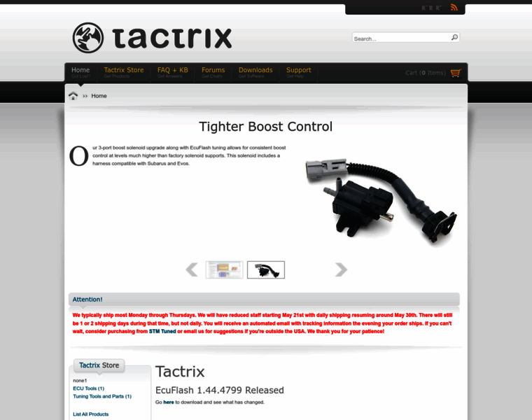 Tactrix.com thumbnail