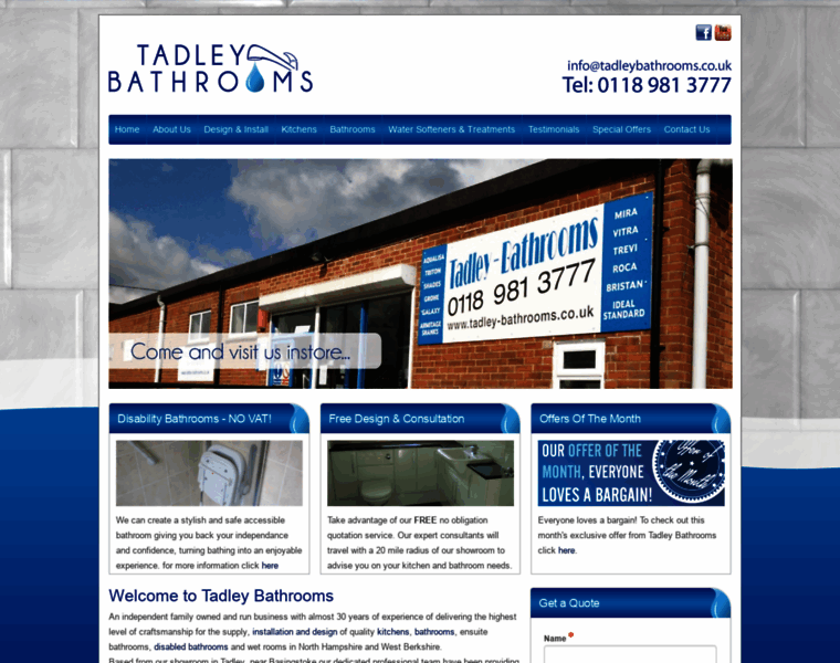 Tadleybathrooms.co.uk thumbnail