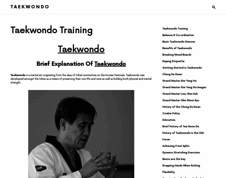 Taekwondo-training.com thumbnail