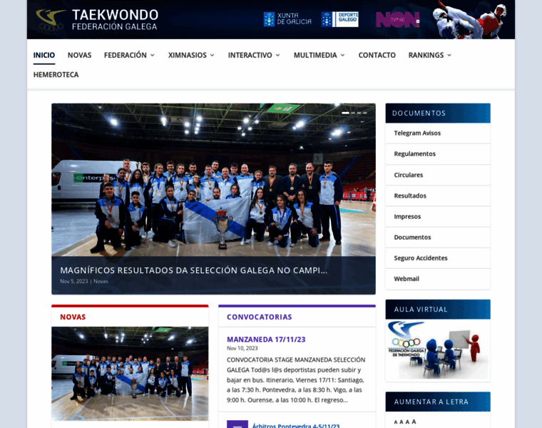Taekwondogalego.com thumbnail