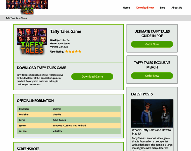Taffy-tales.com thumbnail