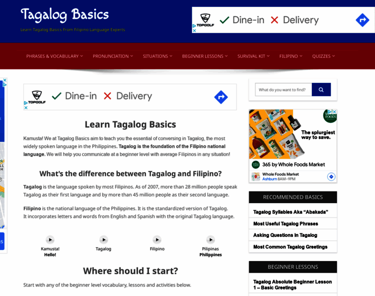 Tagalogbasics.com thumbnail