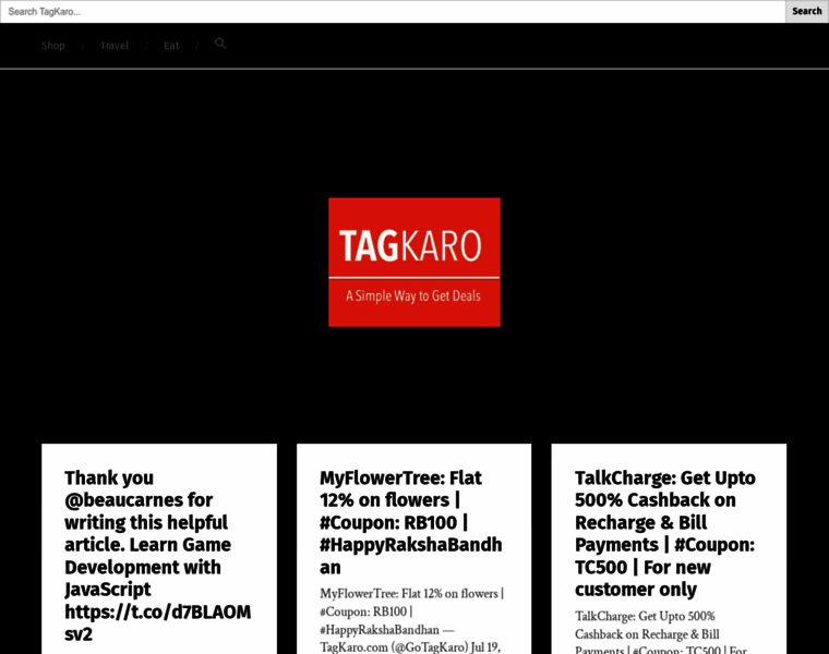 Tagkaro.com thumbnail