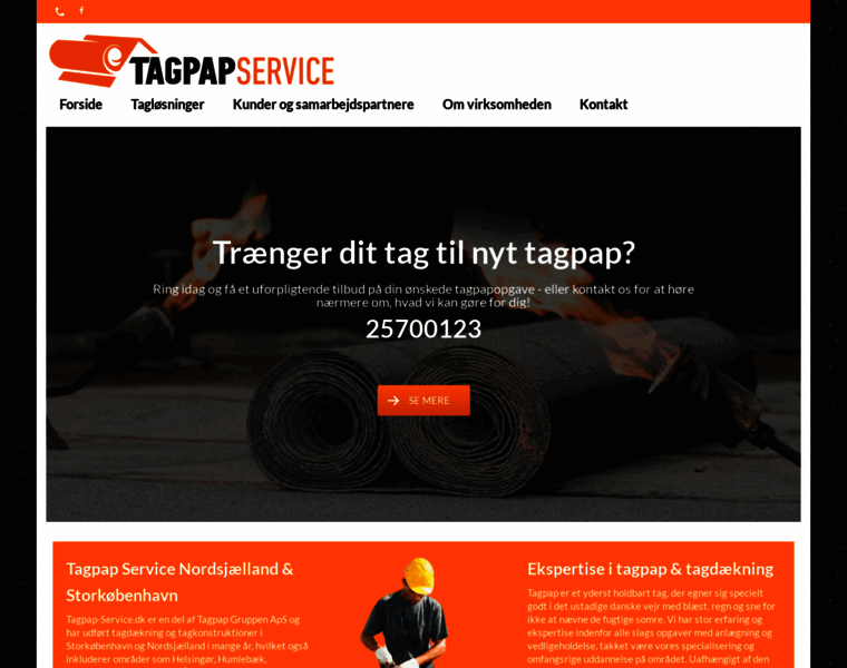 Tagpap-service.dk thumbnail