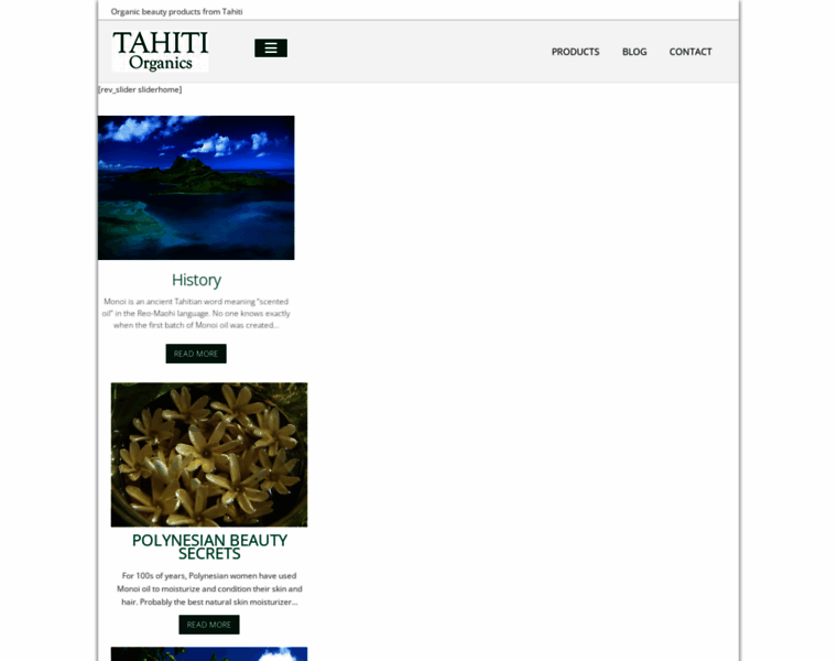 Tahitiorganics.com thumbnail