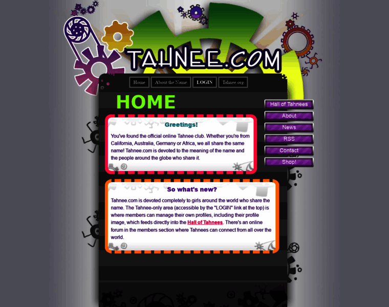 Tahnee.com thumbnail