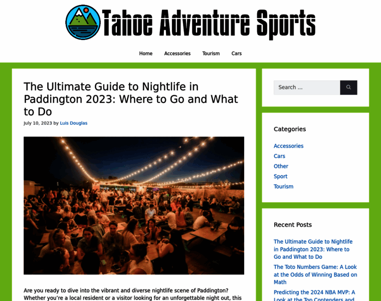 Tahoeadventuresports.com thumbnail