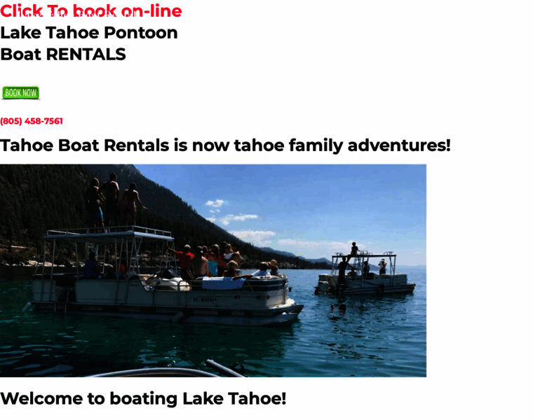 Tahoeboatrentals.com thumbnail