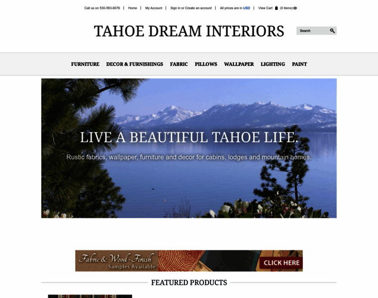 Tahoedreaminteriors.com thumbnail