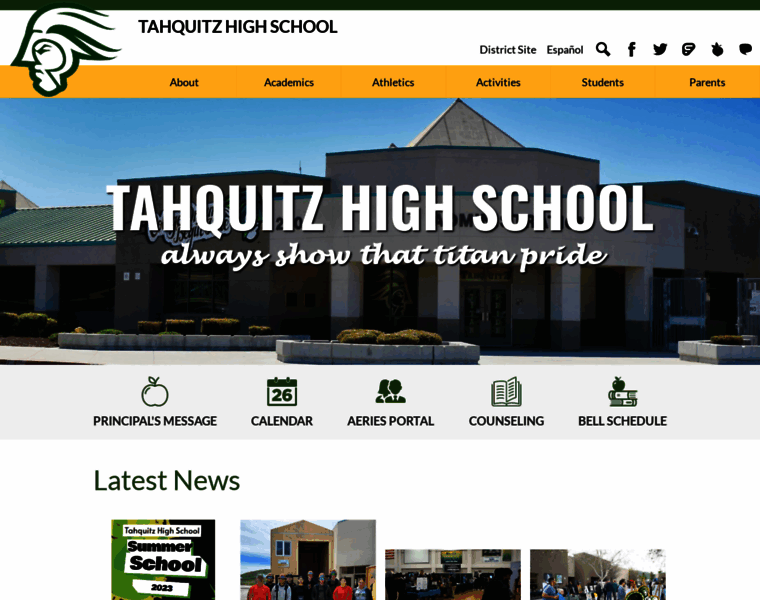 Tahquitzhs.org thumbnail