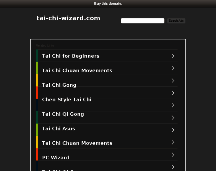Tai-chi-wizard.com thumbnail