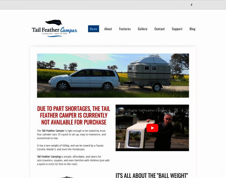 Tailfeathercamper.com.au thumbnail