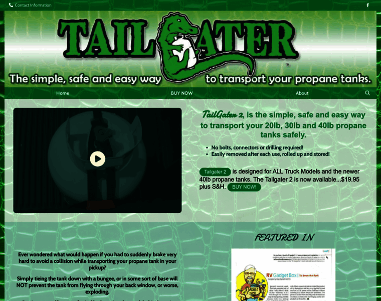 Tailgaterstrap.com thumbnail
