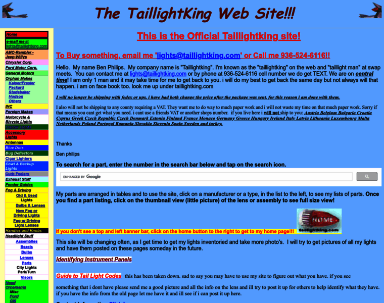 Taillightking.com thumbnail