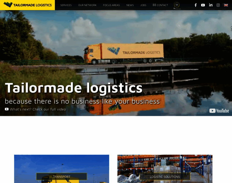 Tailormade-logistics.com thumbnail