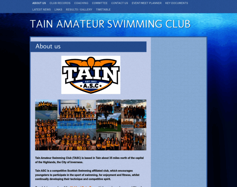 Tainswimmingclub.wordpress.com thumbnail