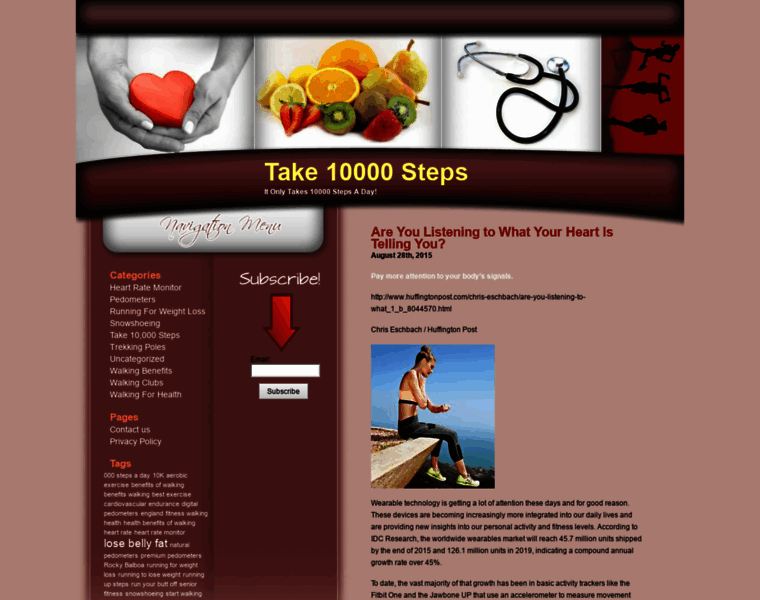 Take10000steps.com thumbnail