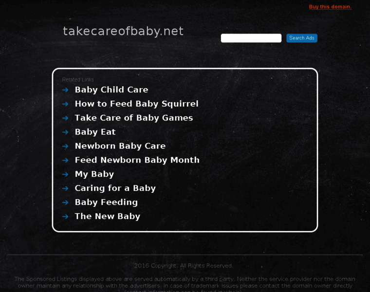 Takecareofbaby.net thumbnail