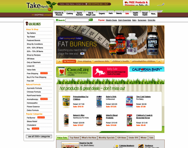 Takeherb.com thumbnail