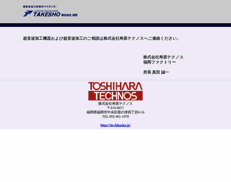 Takesho.co.jp thumbnail