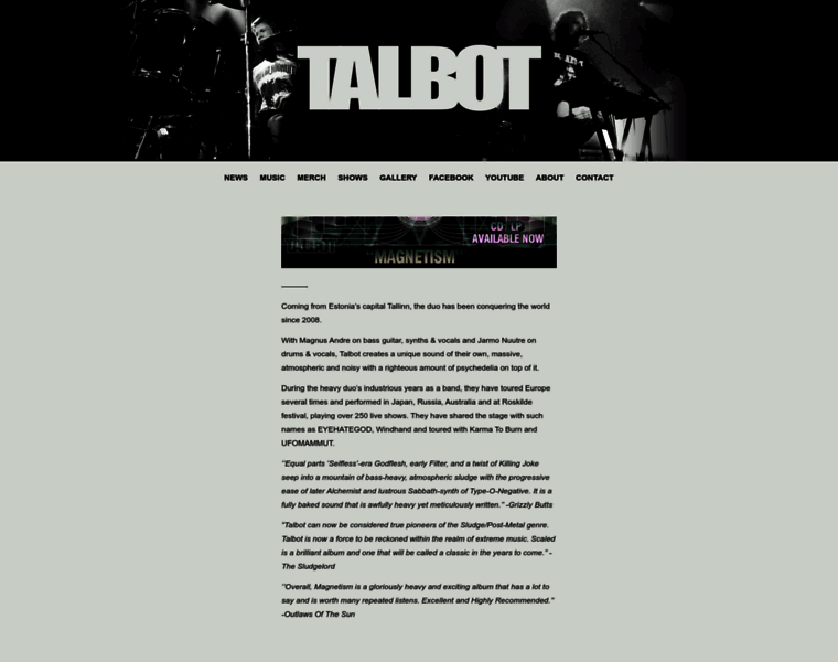 Talbot-music.com thumbnail