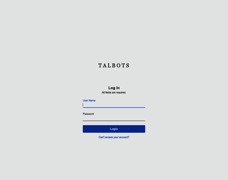 Talbots.dayforce.com thumbnail