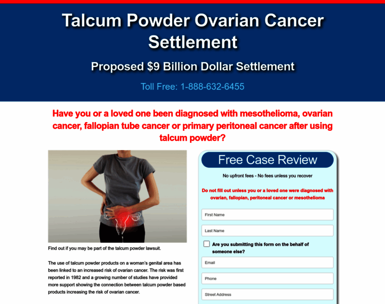 Talcpowder-ovariancancer.com thumbnail