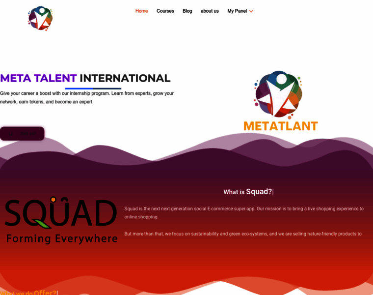 Talent.squadland.io thumbnail