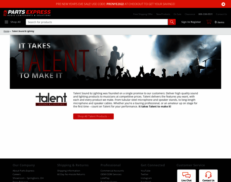 Talentaudio.com thumbnail