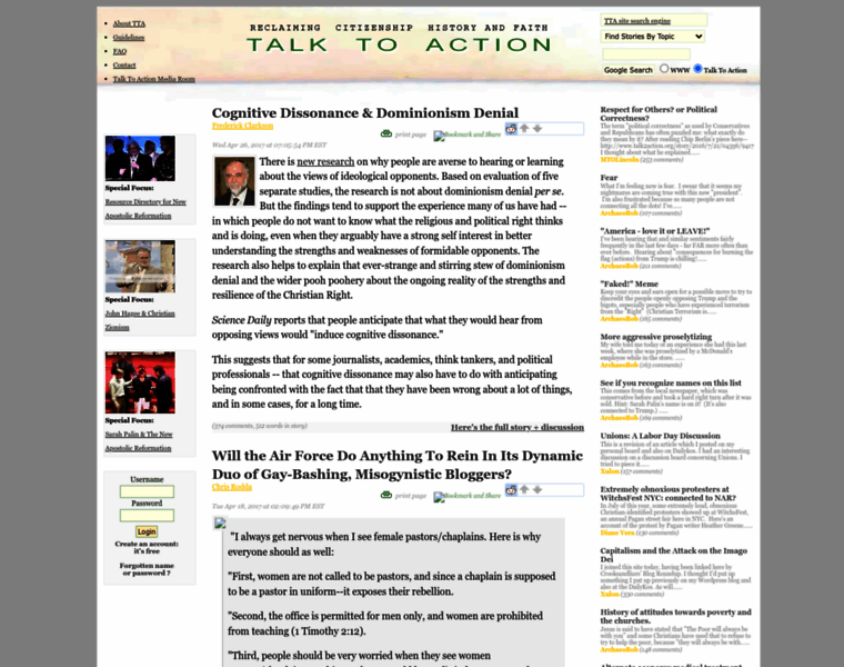Talk2action.org thumbnail