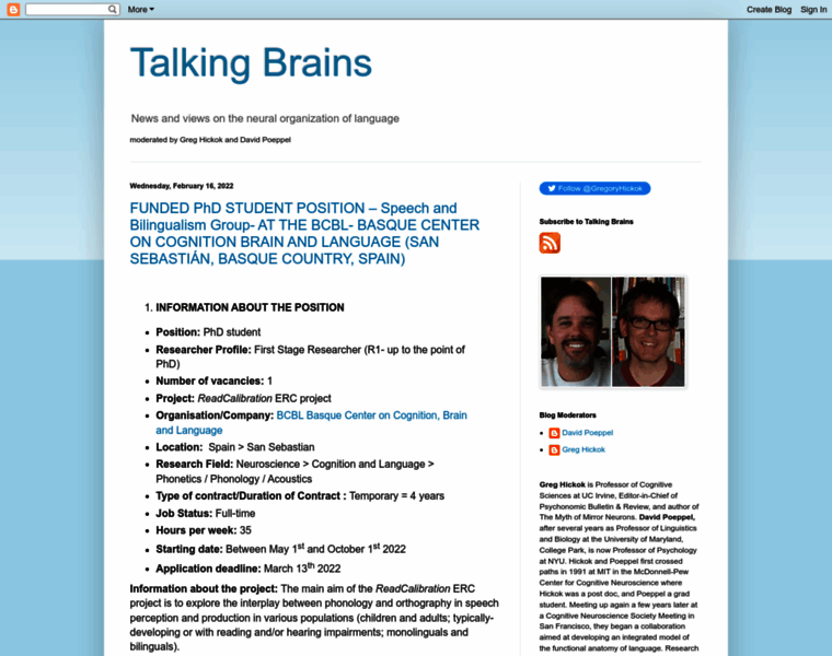 Talkingbrains.org thumbnail
