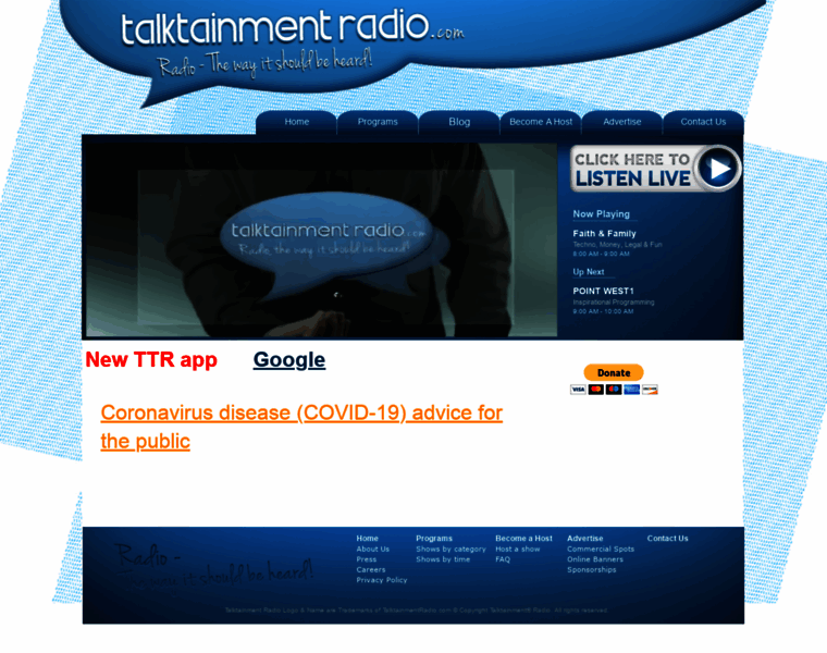 Talktainmentradio.com thumbnail