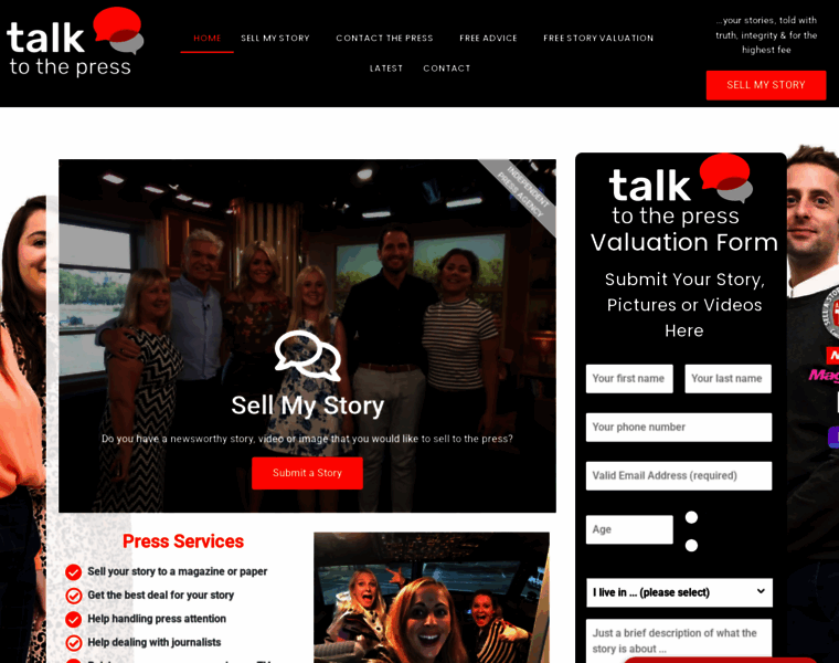 Talktothepress.com thumbnail